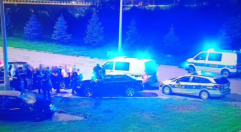 Akcja policji w Nowym Sączu; 29 lipca 2023 r.