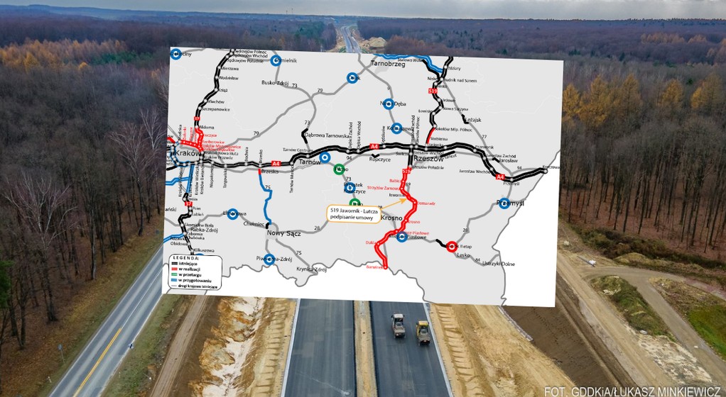 GDDKiA podpisała umowę na budowę ostatniego odcinka S19 w woj. podkarpackim