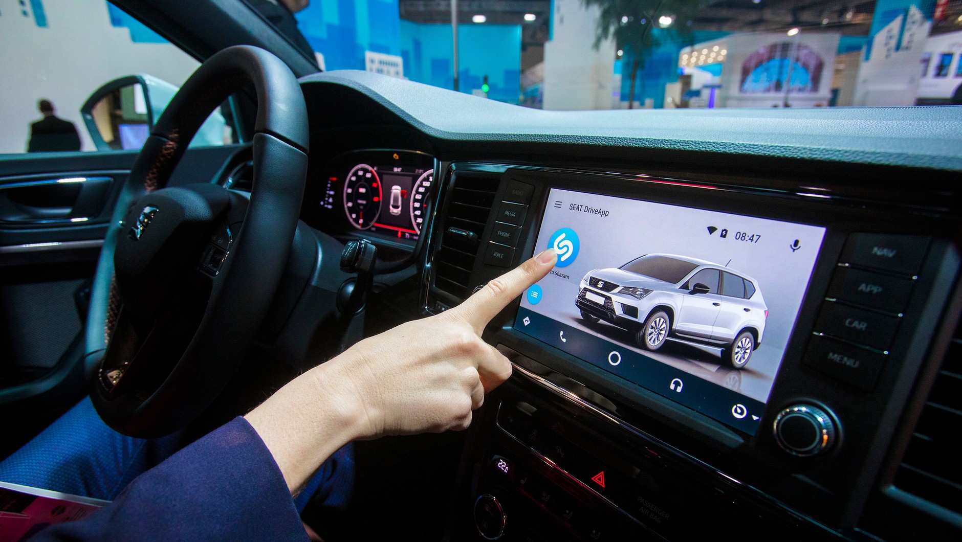 Aplikacja Shazam pojawi się w Seatach w ramach Android Auto i aplikacji Seat Drive App