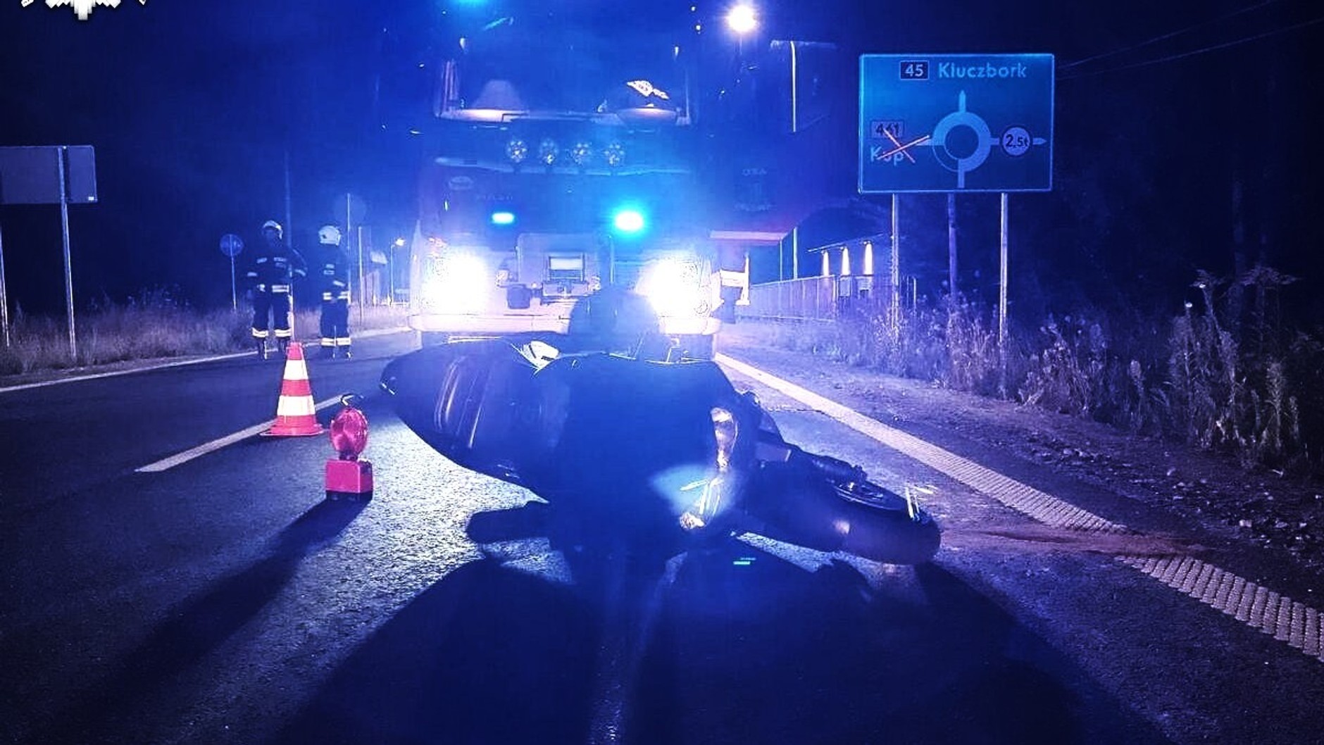 Wypadek na drodze krajowej nr 45 (województwo opolskie; sierpień 2026 r.)
