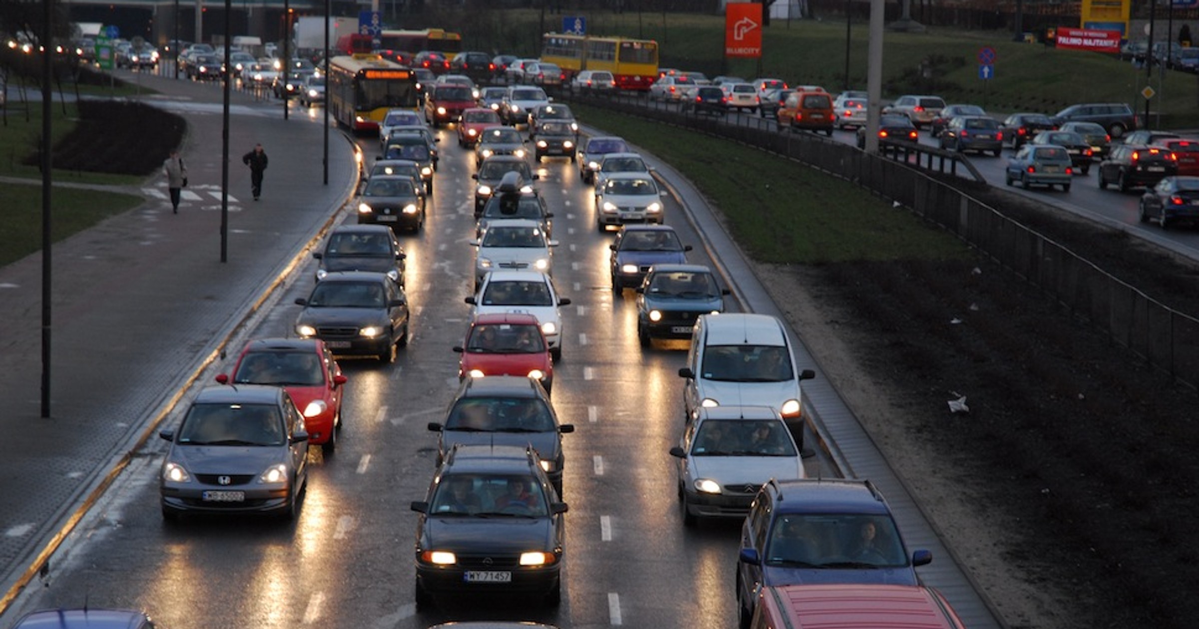 Warszawa jednym z najbardziej zakorkowanych miast