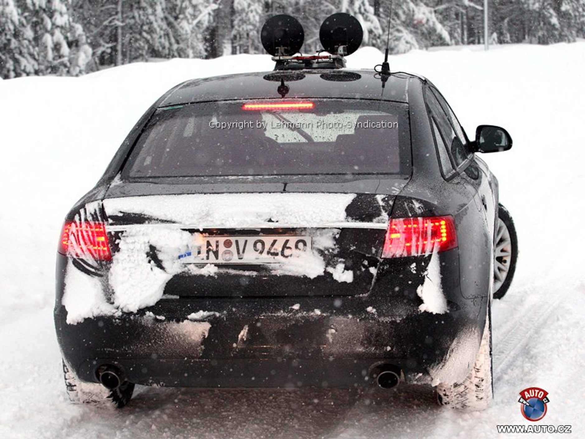 Zdjęcia szpiegowskie: Audi A6 wkrótce także z diodami (kolejne fotografie)