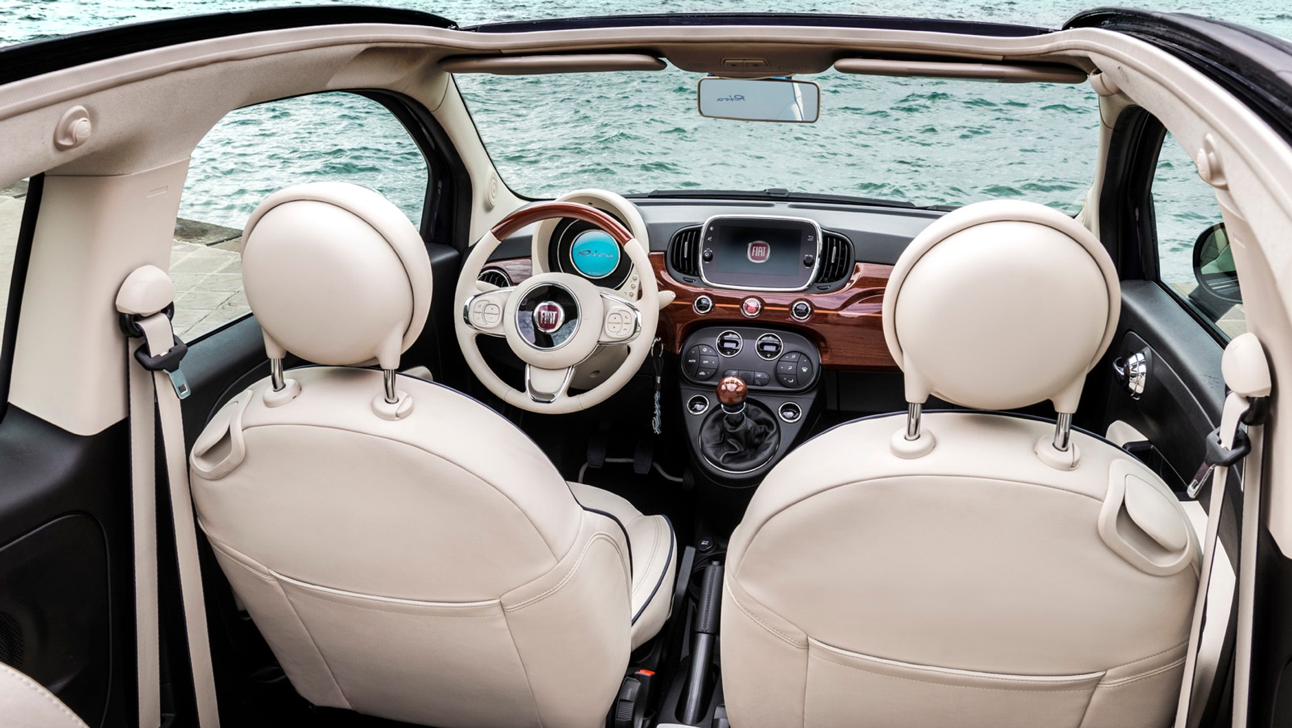 Fiat 500 Riva - wnętrze