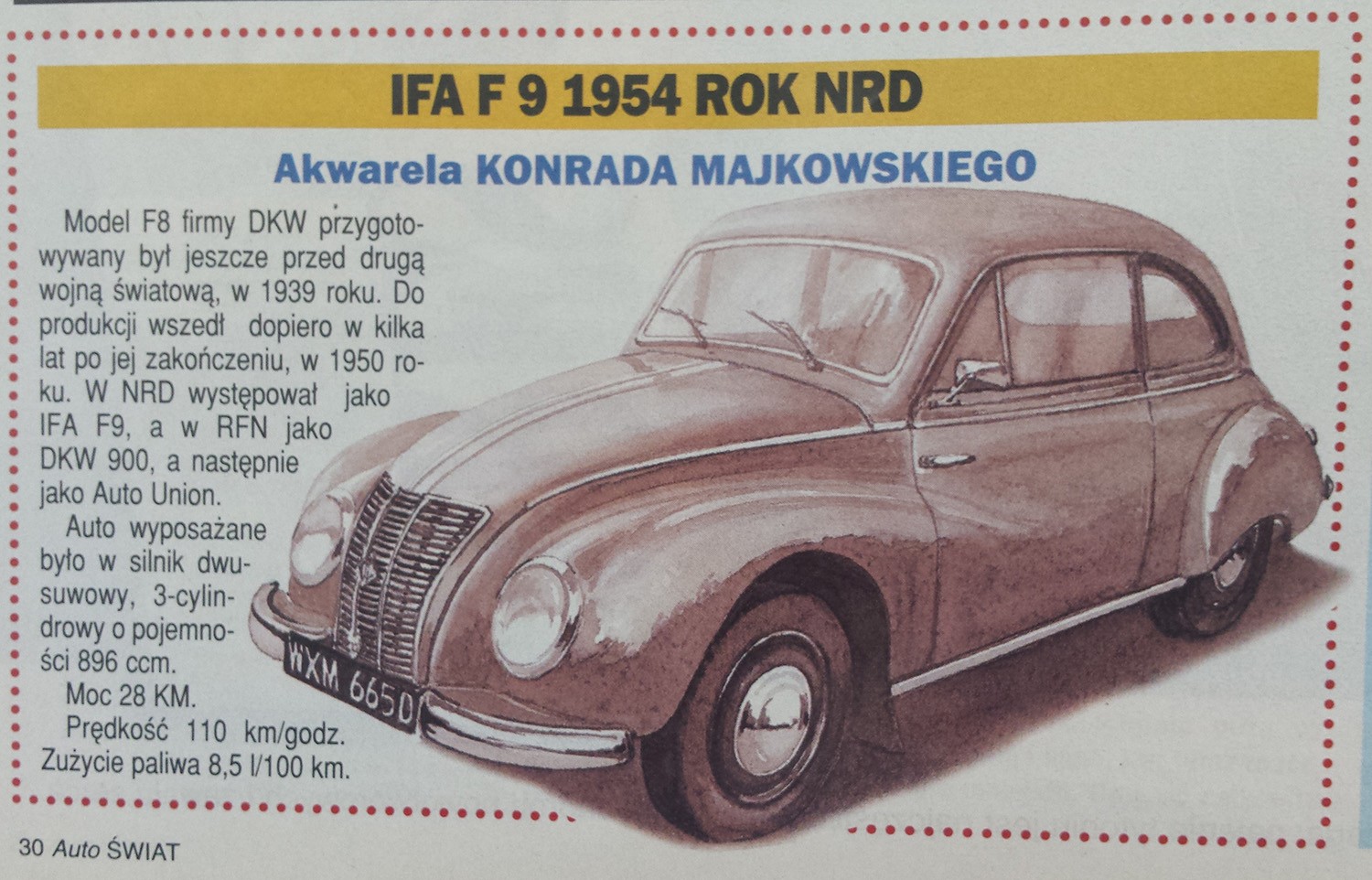 Akwarele Korada Majkowskiego