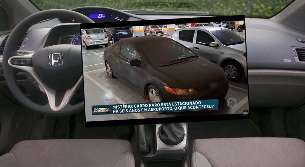 Honda Civic porzucona sześć lat temu na parkingu przy lotnisku