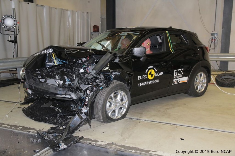 Mazda CX-3 - cztery gwiazdki w teście EuroNCAP