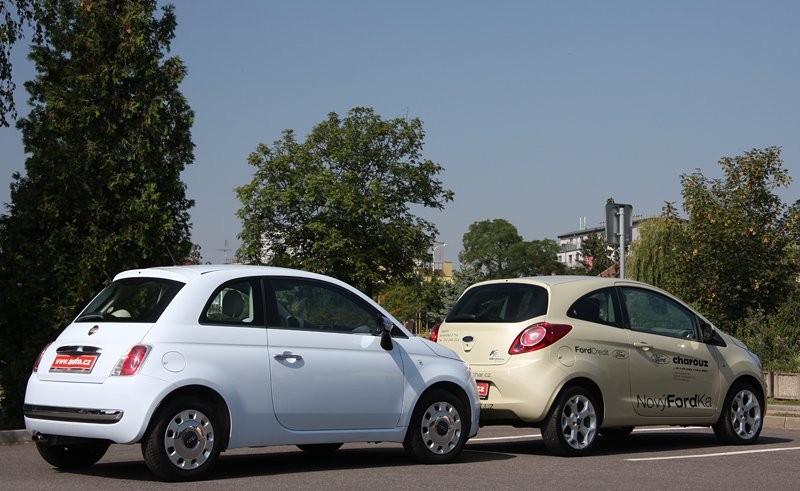 Test: Fiat 500 1,2 (51 kW) vs. Ford Ka 1,2 (51 kW) – Malá piva