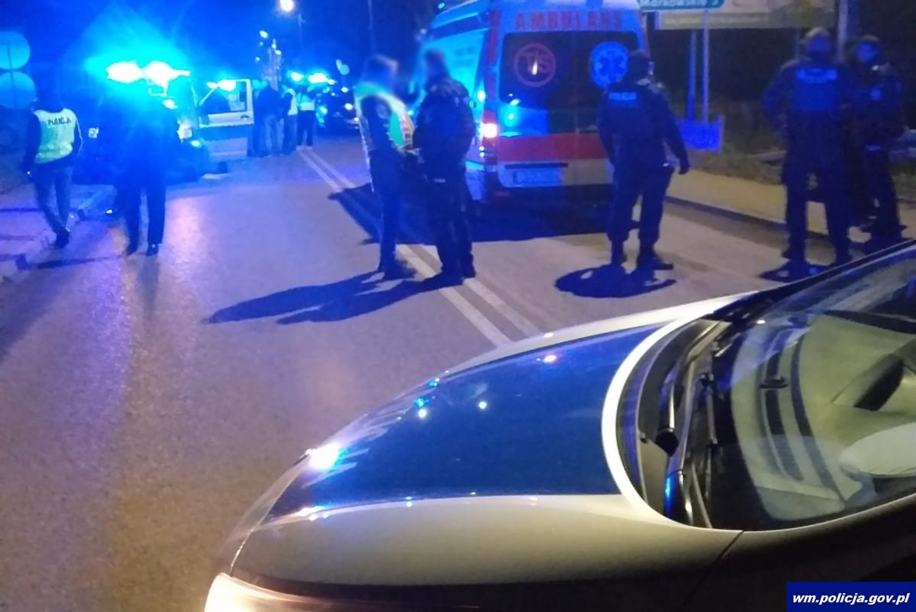 Fałszywa karetka z imigrantami