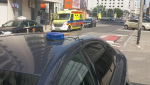 "Lewa" karetka pogotowia ratunkowego zatrzymana w Warszawie