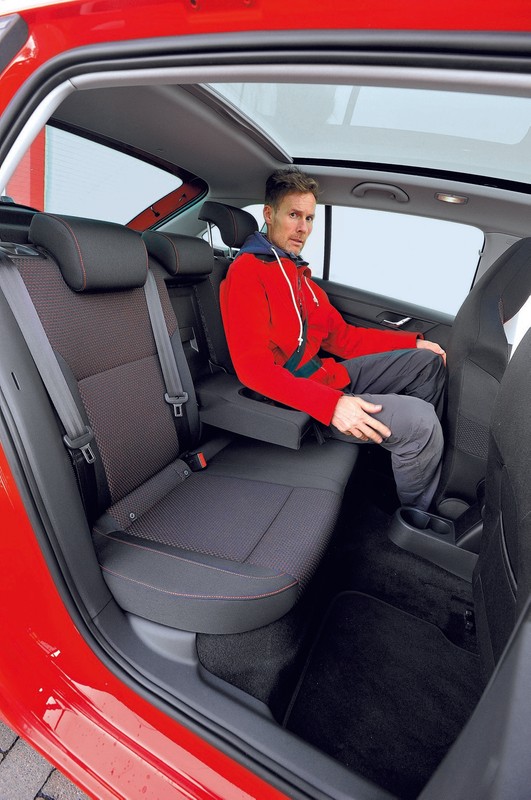 Skoda Rapid, tylna kanapa