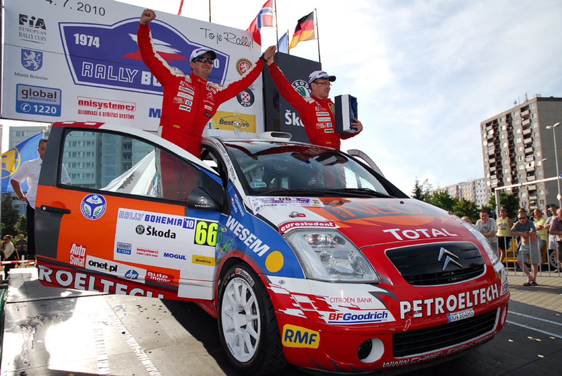 Rajd Bohemia 2010: duet Bębenków znów najlepszy w Citroën Racing Trophy