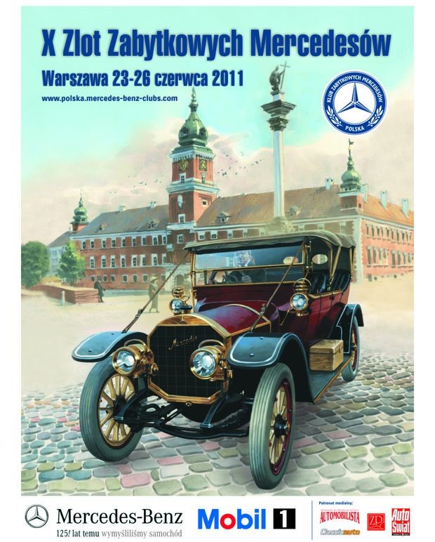 100 zabytkowych Mercedesów w Wilanowie