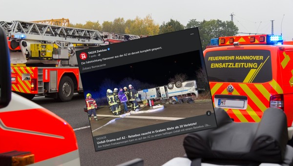 Wypadek polskiego autokaru na autostradzie A2. Rannych zostało ponad 30 osób