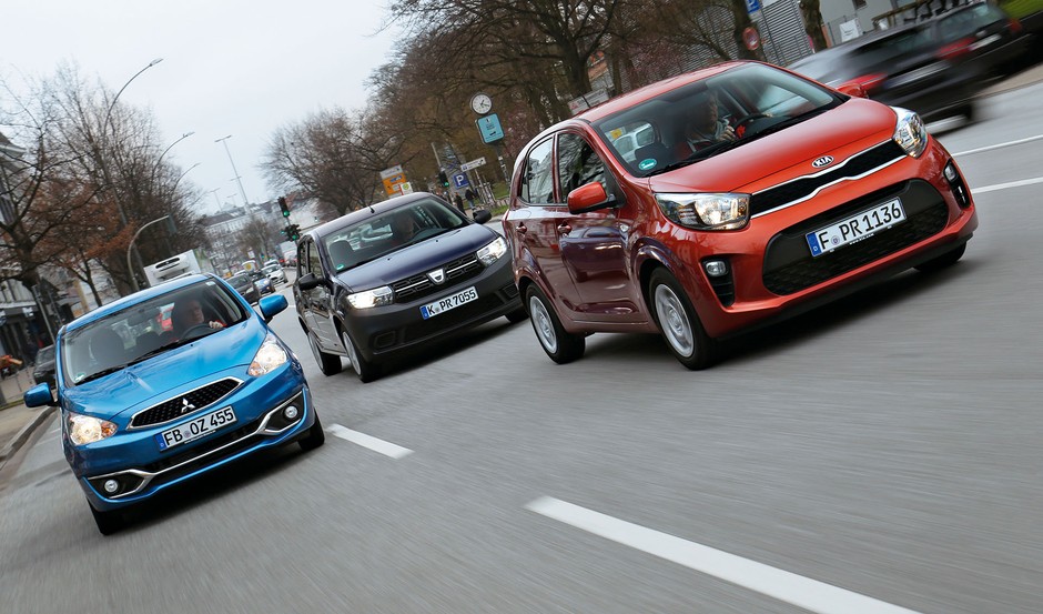 Dacia Duster kontra Dacia Sandero i Kia Picanto