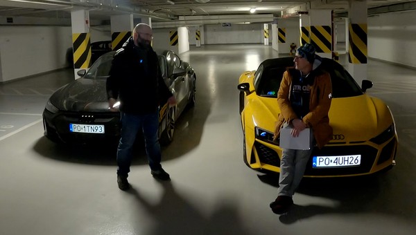 Auta bez ściemy - Audi R8 Spyder V10 RWD kontra Audi RS e-tron GT