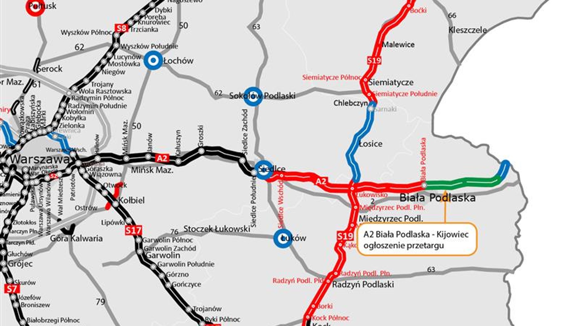 Autostrada A2 Biała Podlaska - Kijowiec