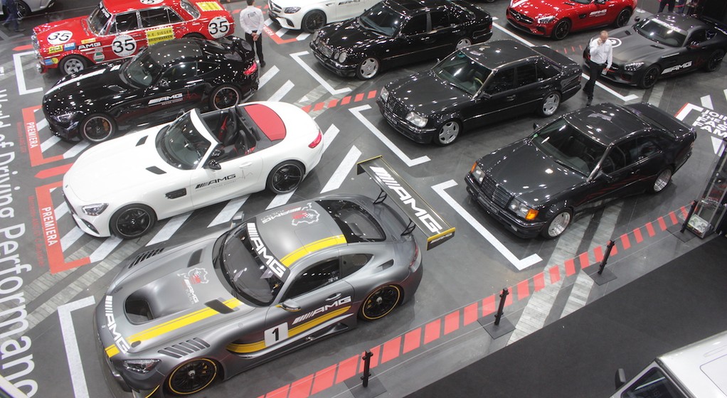 Mercedes podczas Poznań Motor Show