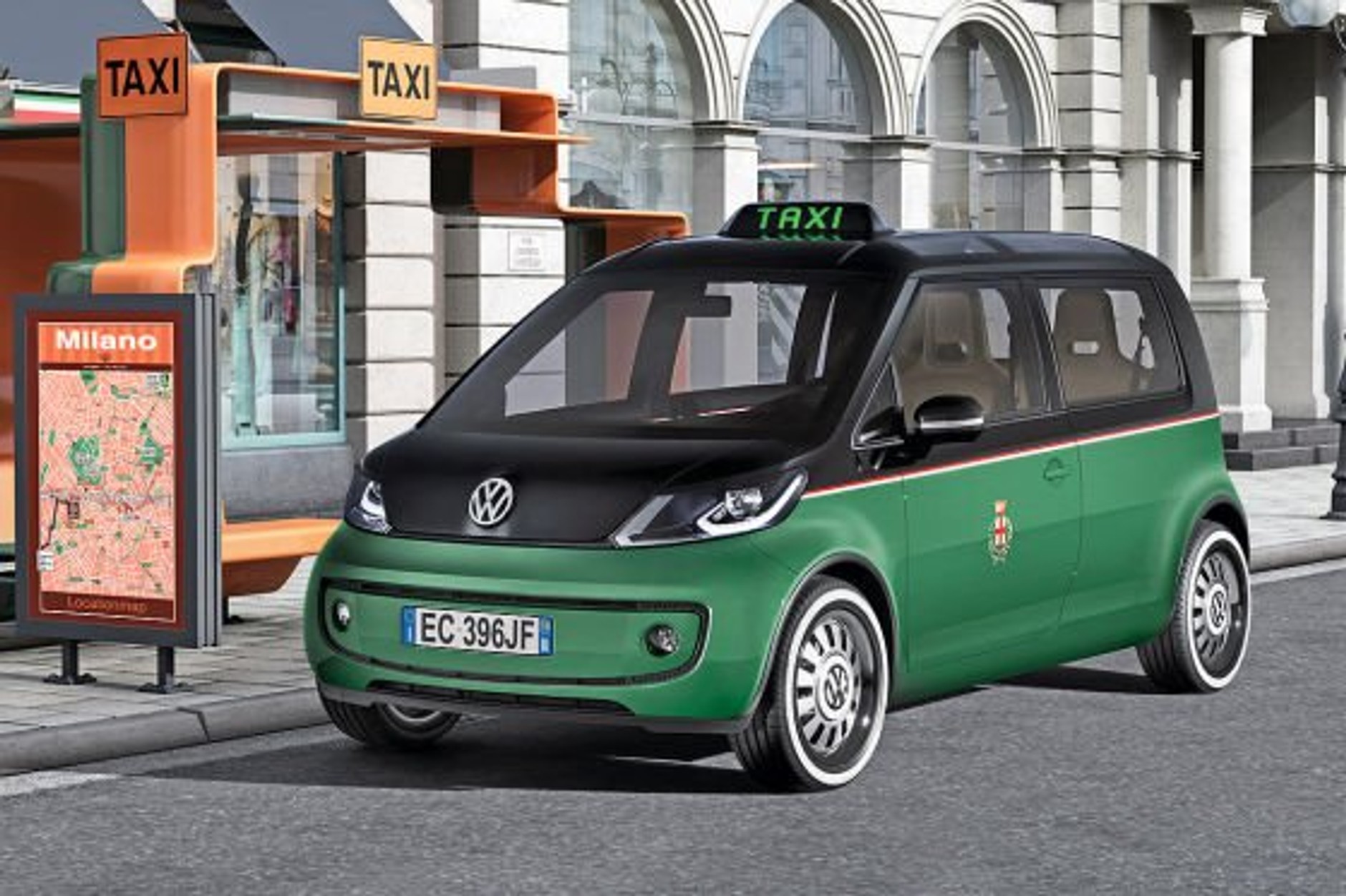 Modne E-Taxi od Volkswagena