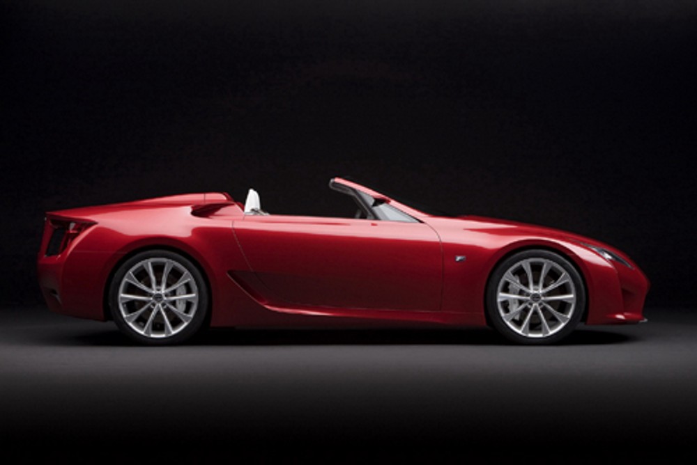 500 koni pod maską - Lexus LF-A Roadster