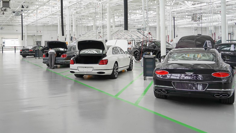 Fabryka Bentleya w Crewe – kontrola jakości