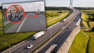 Pracownik służby drogowej szybko zareagował na widok rowerzysty. Nietypowa interwencja