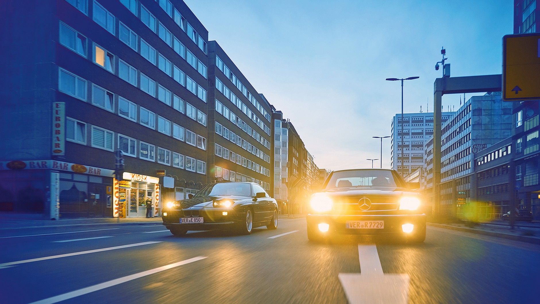 BMW 850i kontra Mercedes 560 SEC