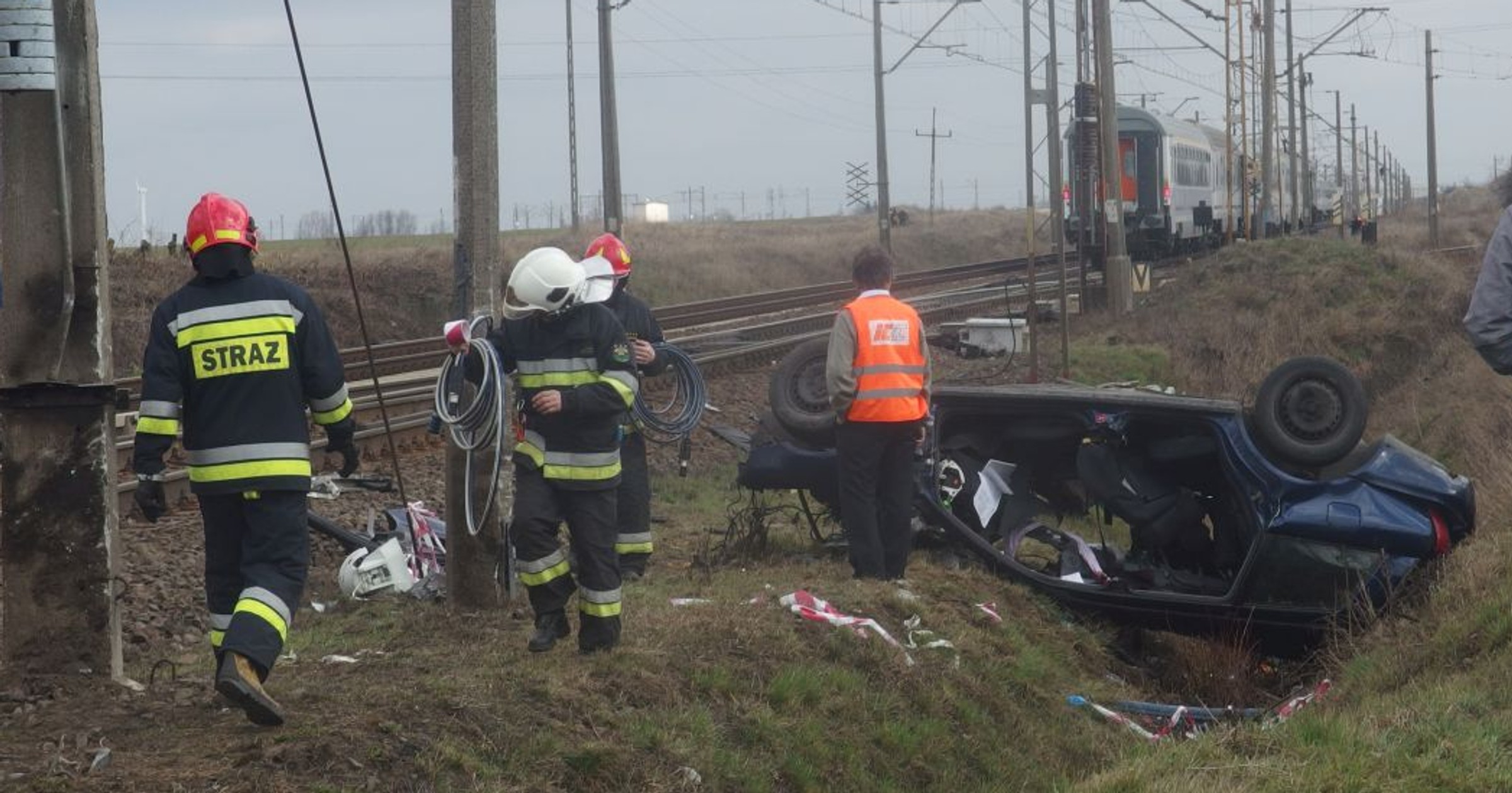 Tragiczny wypadek na przejeździe kolejowym