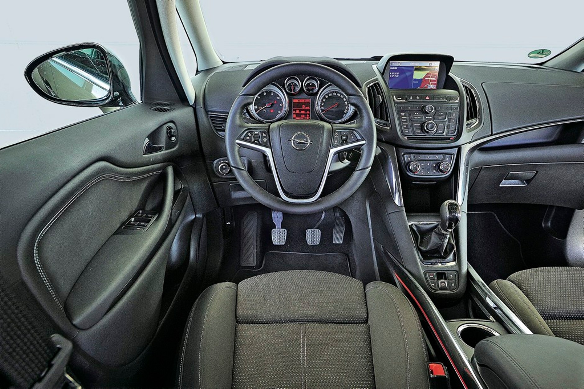 Opel Zafira Tourer, kokpit