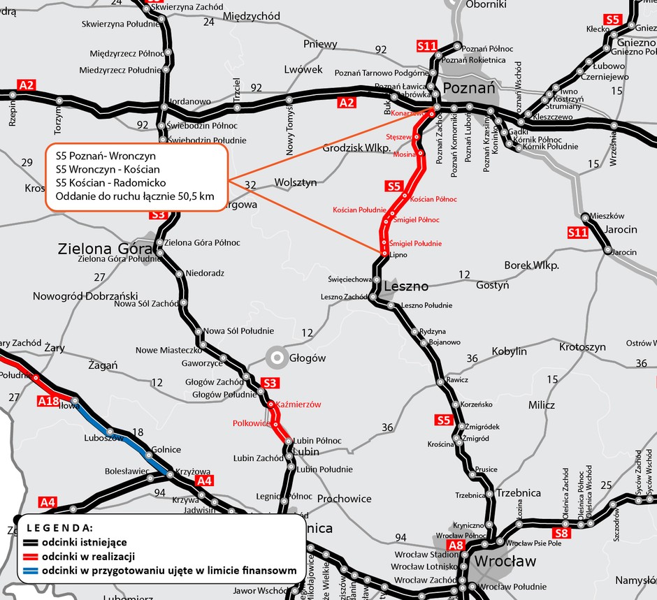 S5 Poznań - Radomicko