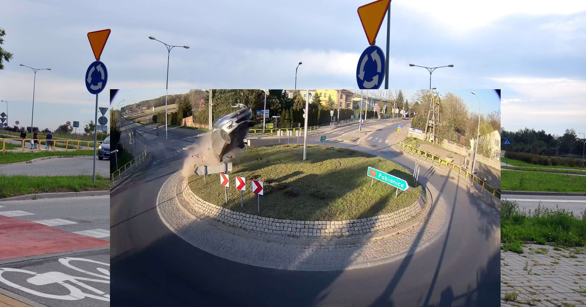 Kierowcy lecący przez rondo - zestawienie