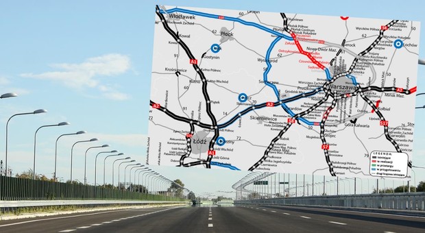 Obwodnica Aglomeracji Warszawskiej. Na jakim etapie są prace? [MAPA]