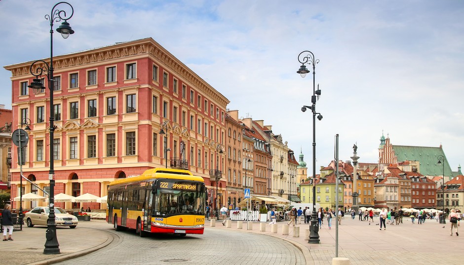 Solaris Urbino electric w Warszawie
