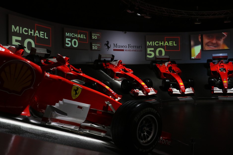 W 2019 r. w muzeum Ferrari można było obejrzeć ekspozycję "Michael 50", stworzoną z okazji 50-tych urodzin Michaela Schumachera
