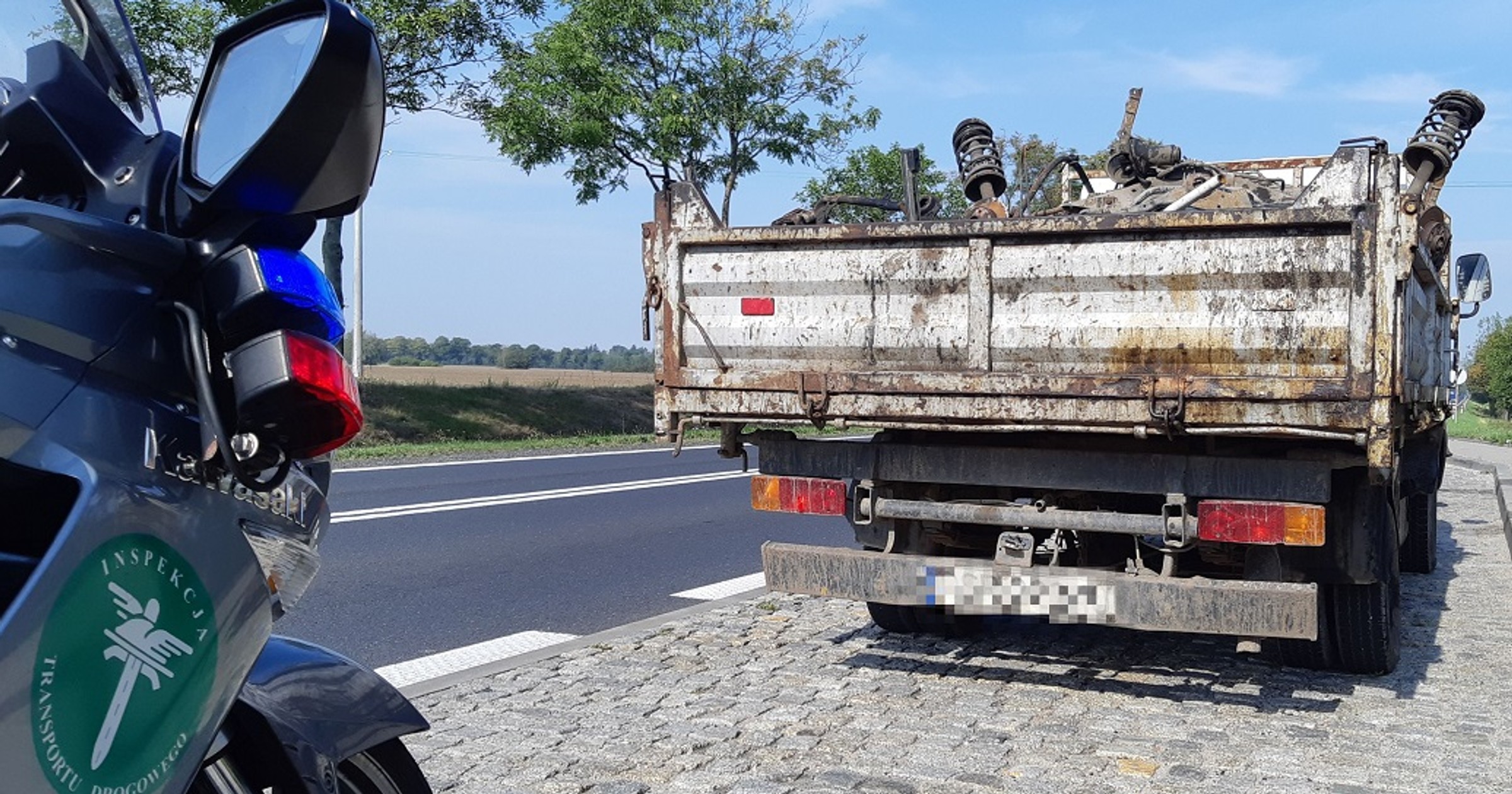 Złom na polskich drogach