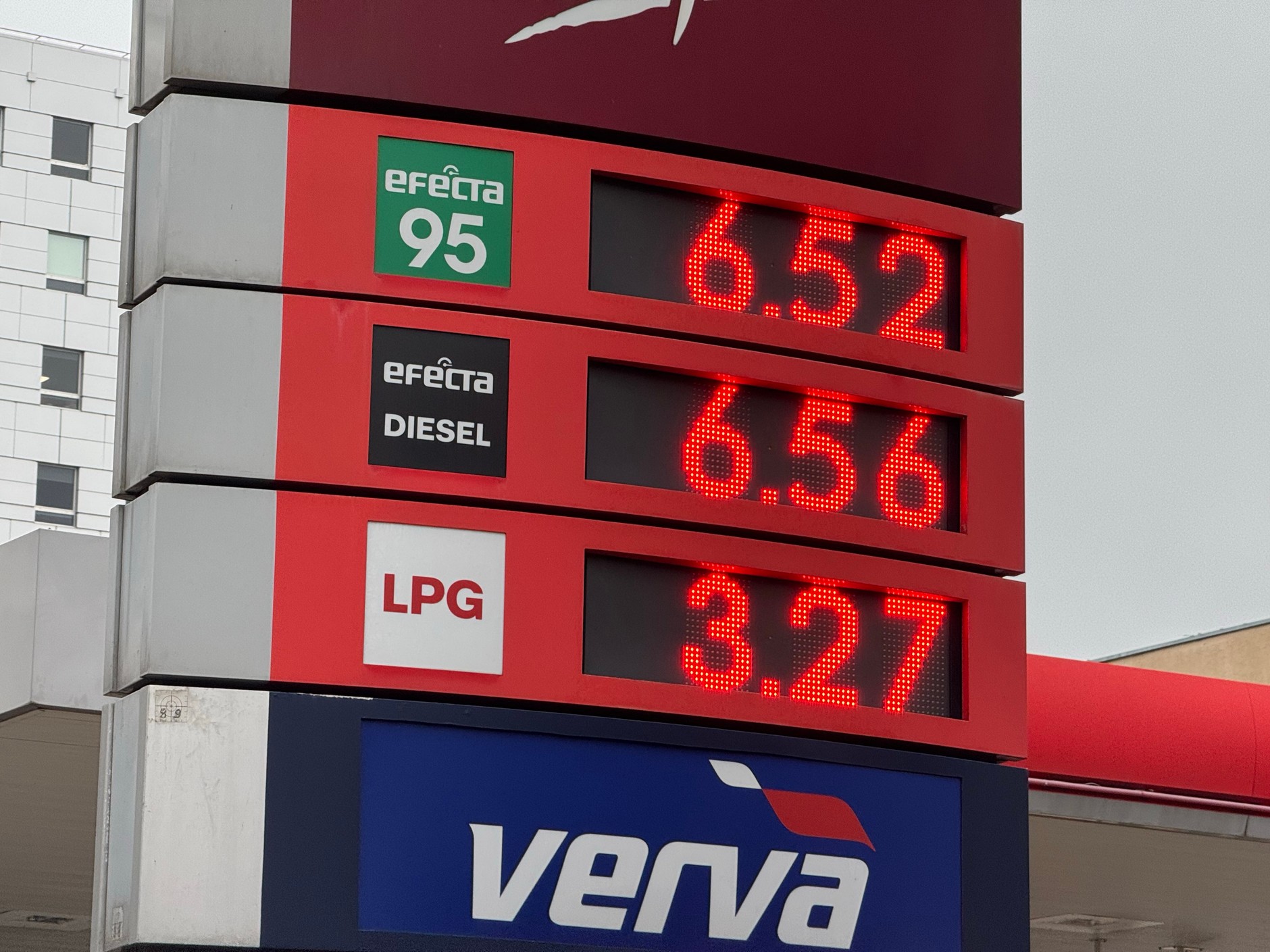 Ceny na stacji Orlen w Warszawie 10 grudnia 2024 r.