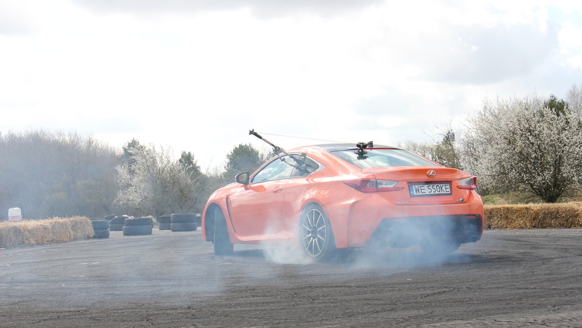 Lexus RC-F faktycznie lubi rozpętać "zadymę"