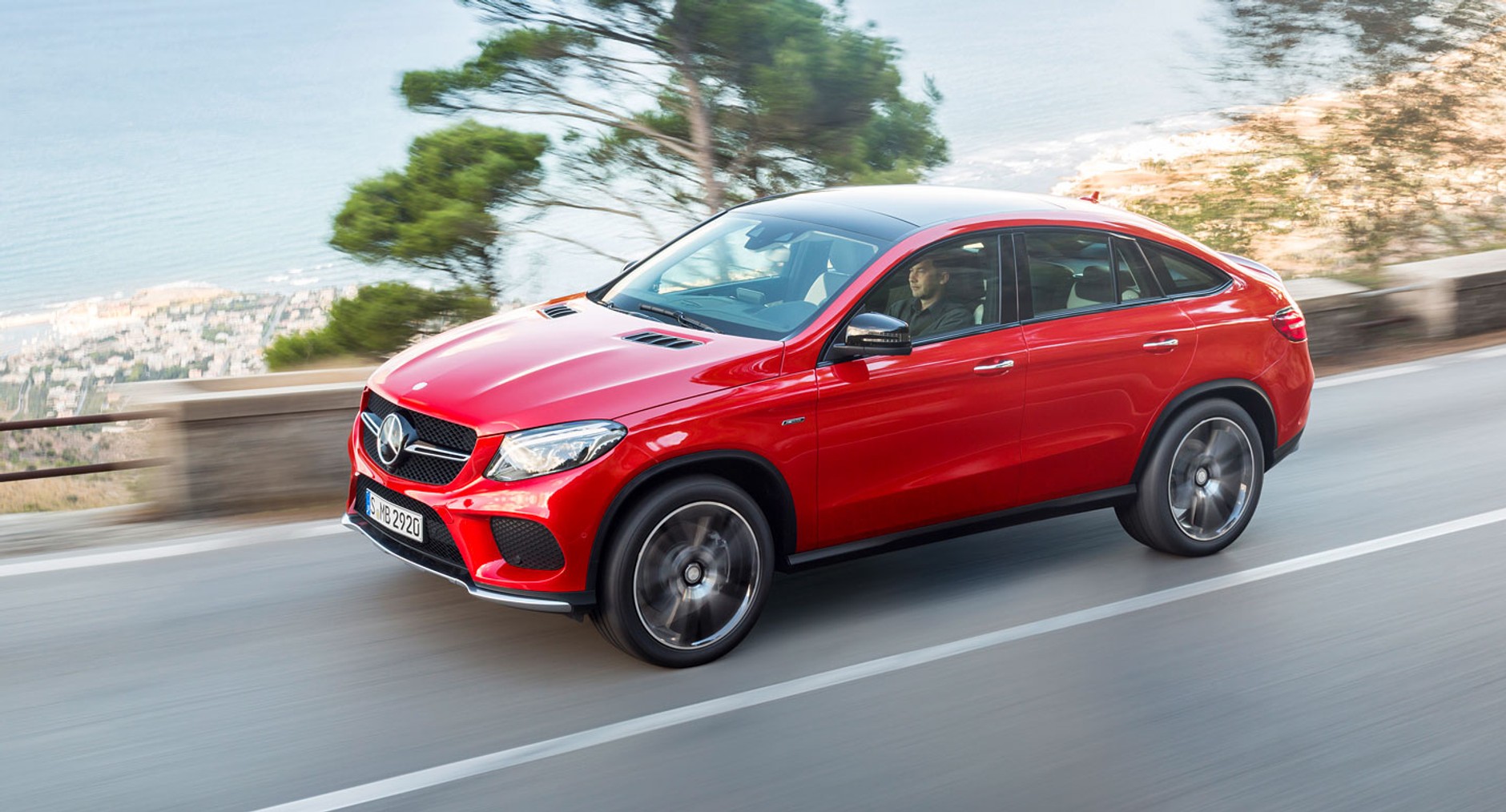 Mercedes GLE Coupé broń na BMW