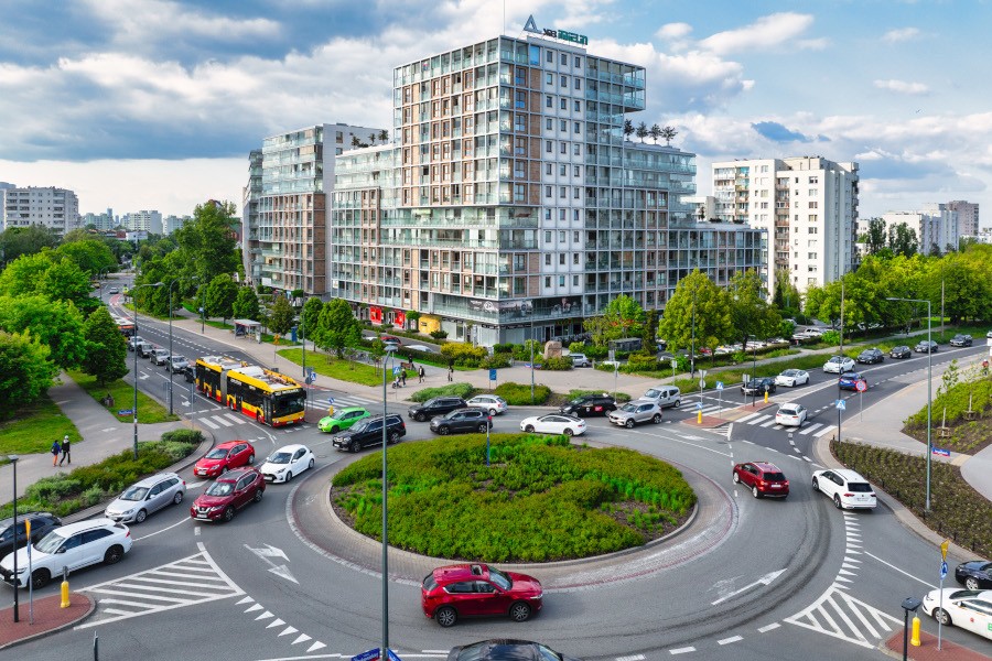 Ronda o dwóch pasach mogą być skomplikowany, chyba że są to tzw. ronda turbinowe