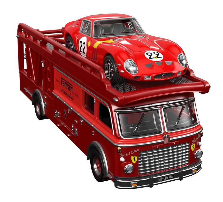 Ferrari 250 GTO i Fiat 642 RN2 (modele w skali marki Hot Wheels)