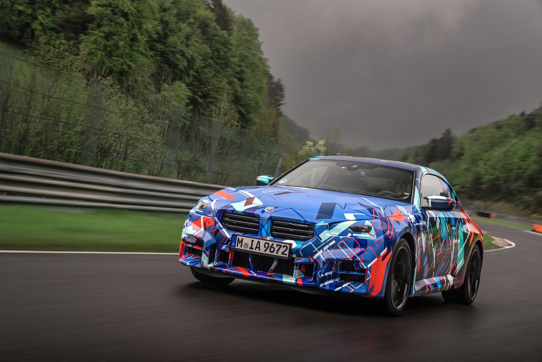 Nowe BMW M2 (2022) podczas testów na Salzburgringu