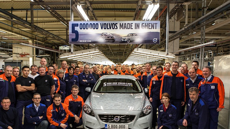 5 mln samochodów Volvo z Gandawy