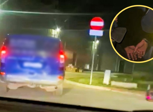 Pościg za Mercedesem. Brak "prawka" to najmniejszy problem kierowcy [WIDEO]