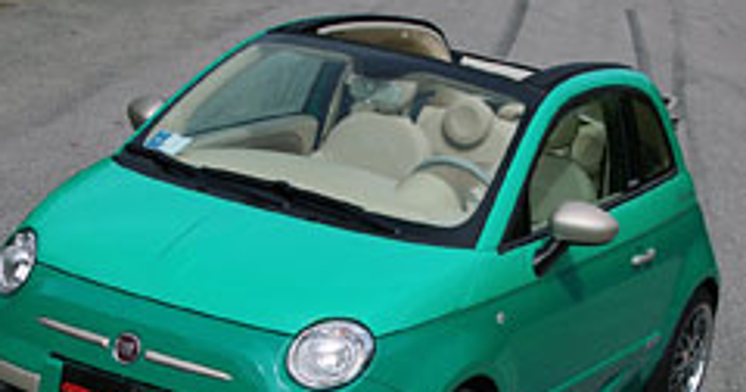 Zielony, ale nieekologiczny Fiat 500C Sardinia by Romeo Ferrari