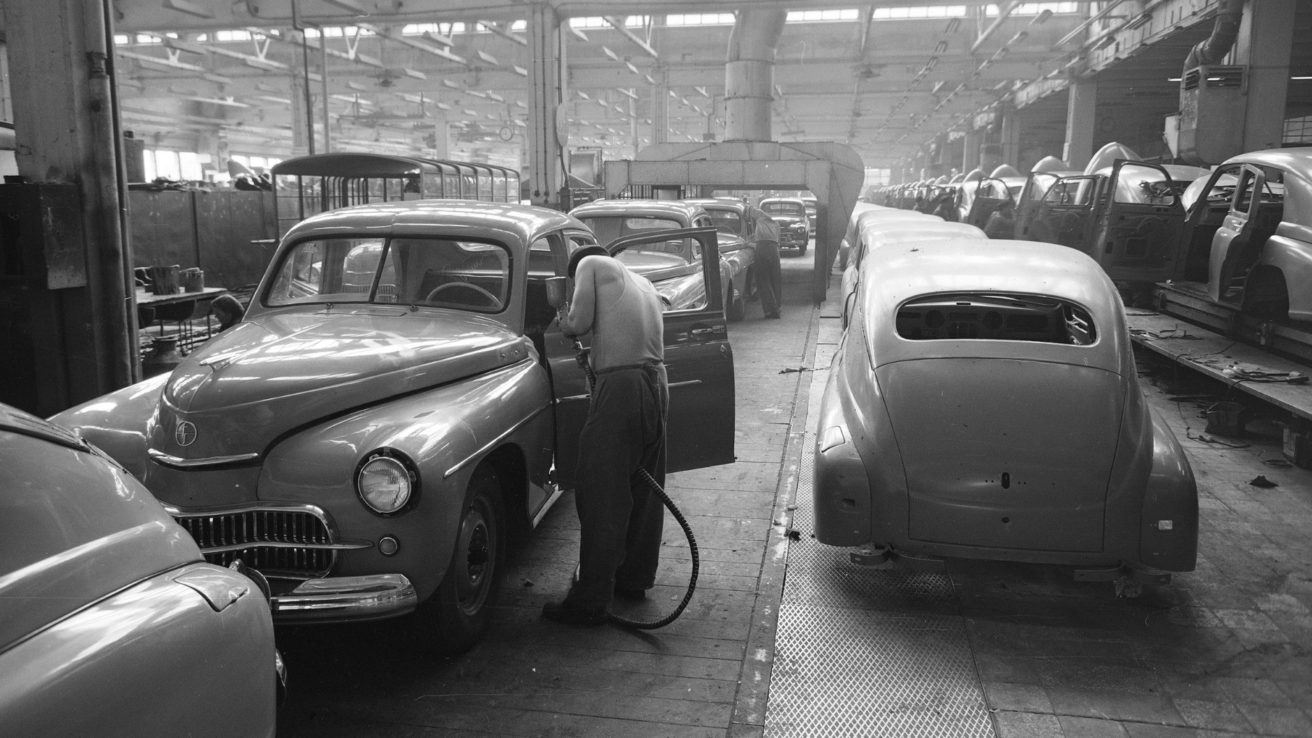 Produkcja Warszawy w FSO na Żeraniu (1957 r.)