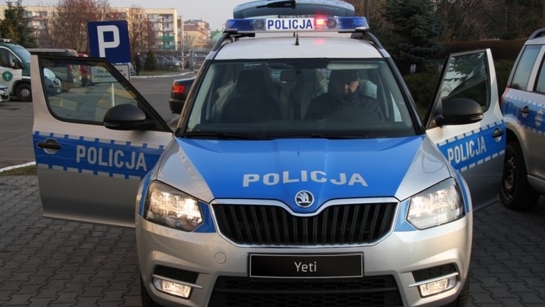 Policyjna Skoda Yeti