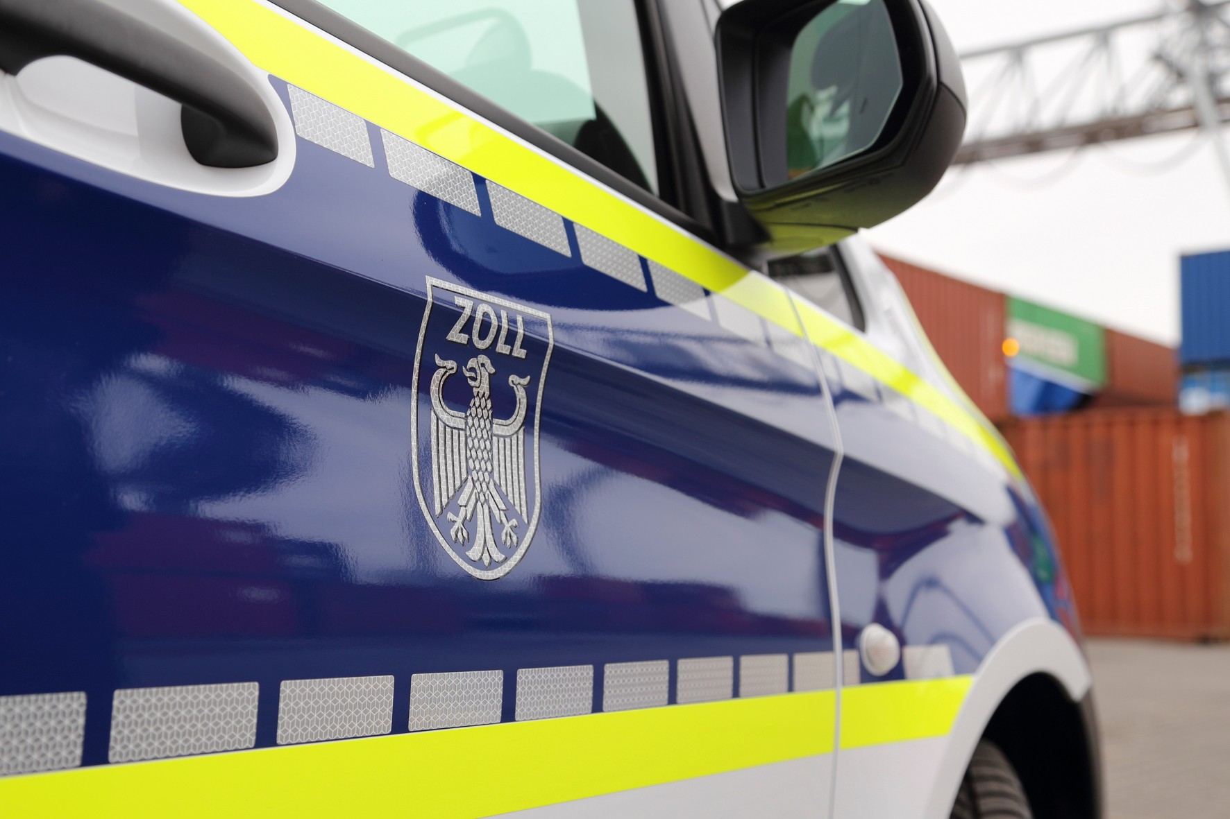 Radiowóz niemieckiego urzędu celnego