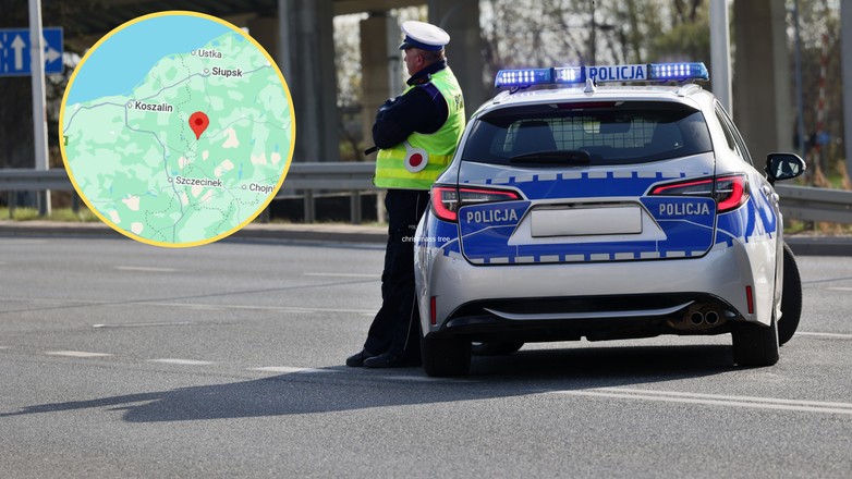 Policjanci z Miastka zatrzymali Kolumbijczyka bez prawa jazdy. Twierdził, że kupił je w sieci (Screen: Google Maps)