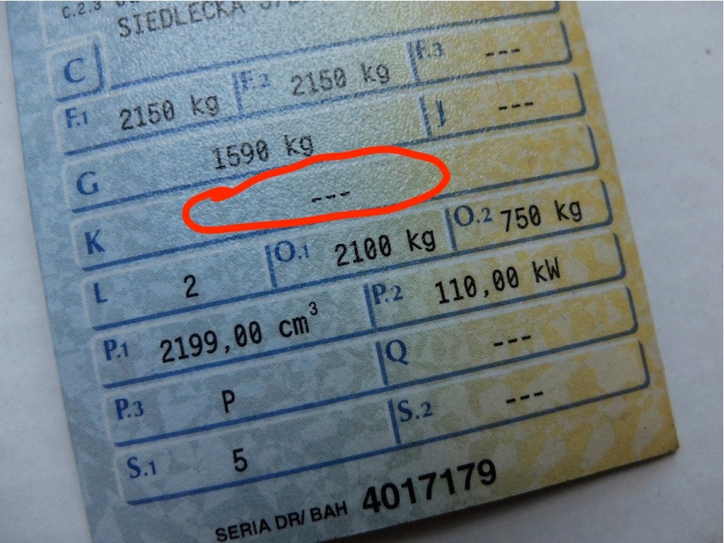 W nowo rejestrowanych samochodach w tym miejscu dowodu rejestracyjnego wpisuje się numer homologacji europejskiej