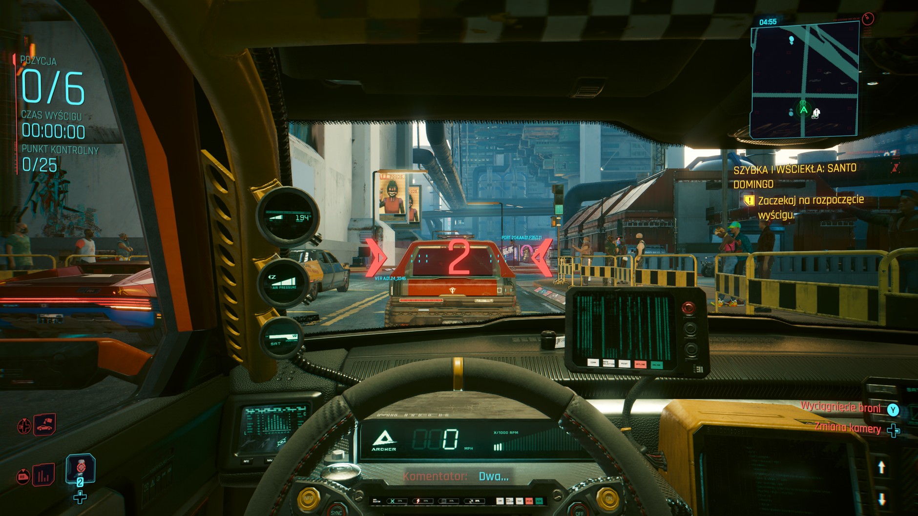 Cyberpunk 2077 w wersji 2.2 na konsoli Xbox Series X