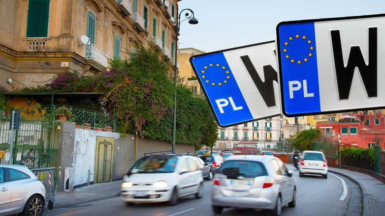 We Włoszech lawinowo przybywa pojazdów z polskimi tablicami. Dlaczego?